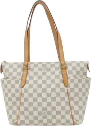 Louis Vuitton Pre-owned Tote Bags, female, White, Size: ONE SIZE Pre-owned Totally PM Tote Bag