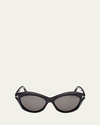 Tom Ford Toni Acetate Oval Sunglasses