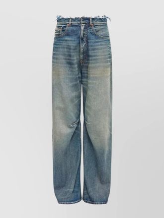 Maison Margiela denim high-rise wide-leg jeans