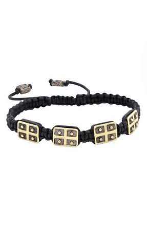 Armenta Mens Romero Crivelli Cross Station Slider Bracelet at Nordstrom, Size 8.25