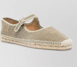 Castaner leather ballet espadrilles