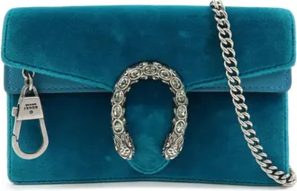Gucci Dionysus Velvet Green Velvet Handbag (Pre-Owned)