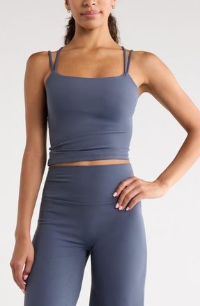 Zella Zen Strappy Camisole in Navy Armada at Nordstrom, Size X-Small