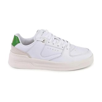 Tommy Hilfiger Sneakers, female, White, 8 UK, White Leather Casual Sneaker