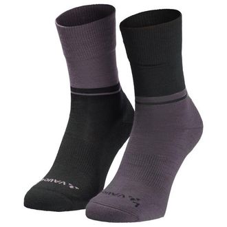 Vaude All Year Wool Socks Velosocken - Unisex | grau/schwarz