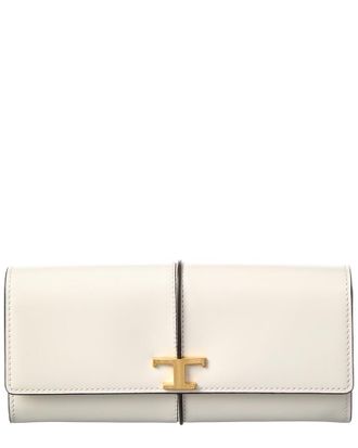Tod's TodS Timeless Leather Continental Wallet