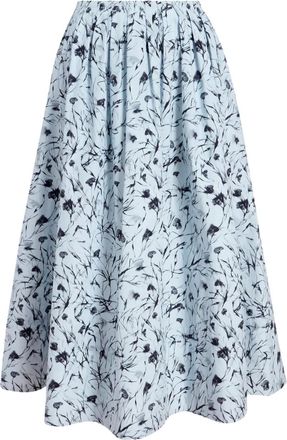 Proenza Schouler Gonna a fiori - Blu