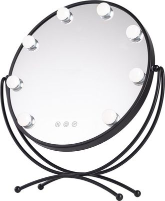 GreenIce Espejo Iluminado Maquillaje Led 4200&ordm;k 48x43cm Negro 40.000h [sun-krs-430-b