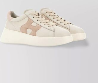 Hogan leather panelled low-top sneakers
