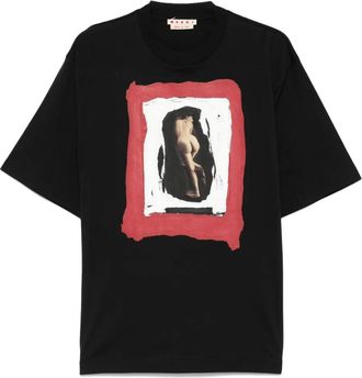 Marni T-shirt con stampa - Nero