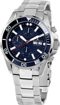 Jacques Lemans 1-1926G Mens Liverpool Automatic Watch - Silver - One Size
