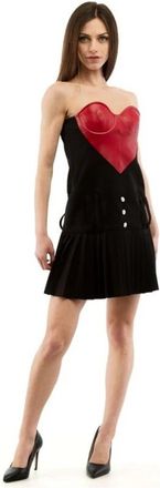 Moschino Statement Dress - Dames - Korte kleedjes - Zwart - L - Wol - Kleedjes