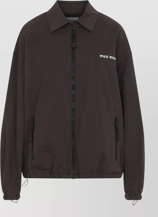 Miu Miu cotton oversized jacket