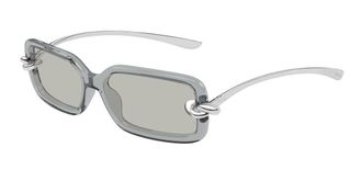 Bottega Veneta BV1439S 004 Womens Sunglasses Grey Size 56