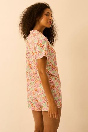 Stripe and Stare Short Pyjama Set in Sweet Posy at Nordstrom, Size X-Small Uk