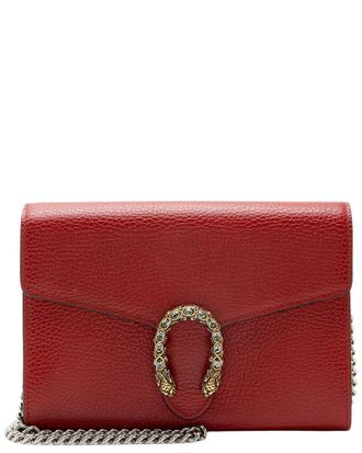 Gucci Leather Crystal Dionysus Chain Wallet (Authentic Pre-Loved)