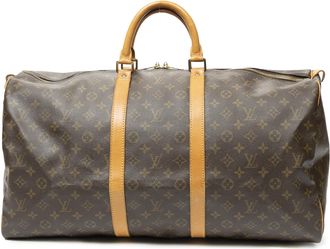 Louis Vuitton Pre-owned Womens Keepall 55 Travel Bag - Brown - One Size