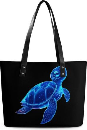 Generic Hawaiian Sea Turtle Tote Bags for Women Cute Shoulder Purses Handbags