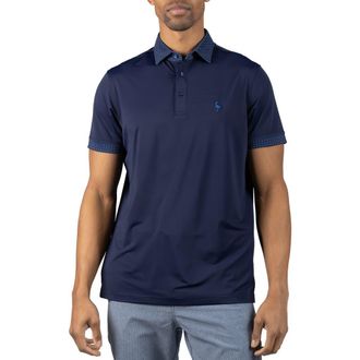 Tailorbyrd Micro Perforated Performance Polo in Navy at Nordstrom Rack, Size Xx-Large