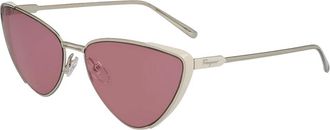 Ferragamo Dames, Accessoires, Geel, Maat: 63 MM