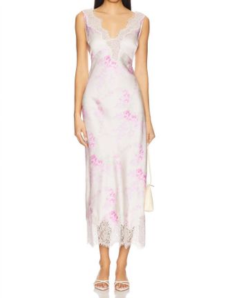 LoveShackFancy Serene Lace Dress In Vanilla Sorbet