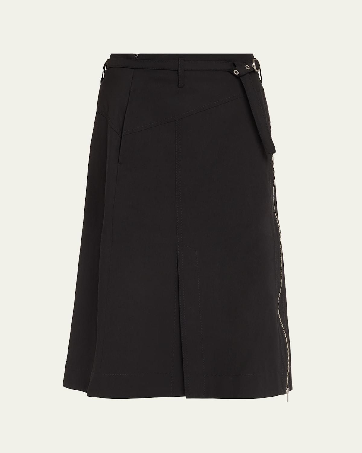 スカート SELF PORTRAIT Women Mid Skirts 074SKBBLACK Black Textured Knit Mini Skirt – self-portrait