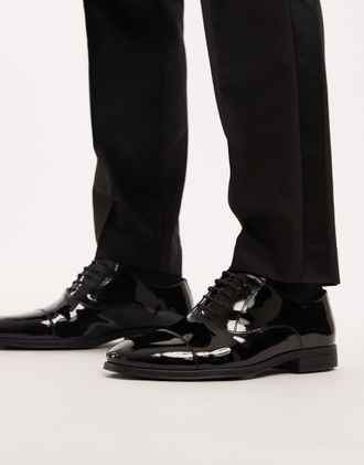 WALK LONDON Oscar - Scarpe Oxford nere con punta rivestita-Nero