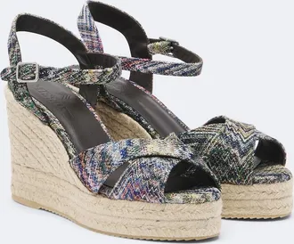 Missoni Zigzag wedge sandals