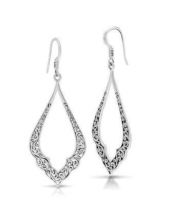 Lois Hill Silver Hoops