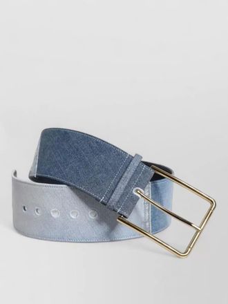 Dolce & Gabbana two tone denim belt
