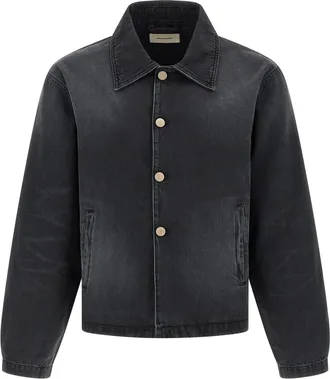 Mfpen Organic Cotton blue Mens Jacket