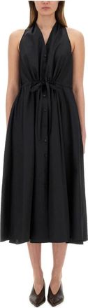 Aspesi Maxi Kleedjes - Dames - Casual kleedjes - Zwart - S - Kleedjes