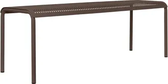 Ferm Living Dapple Gartenbank, 130 cm, dark chocolate