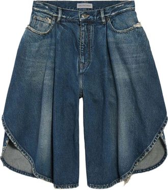 Balenciaga Denim-Baumwoll-Bermudashorts