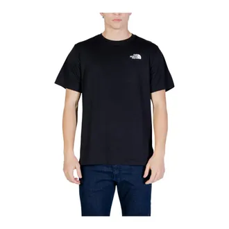 The North Face Outdoor Tops, male, Black, Size: 2XL Printed Short Sleeve Round Neck T-Shirt