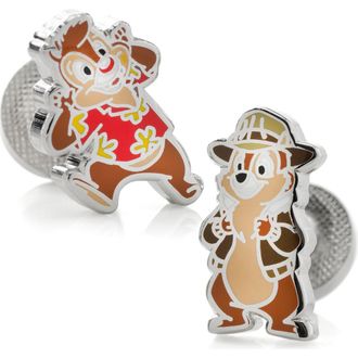 Cufflinks Inc. Chip & Dale Cuff Links in Silver Multi at Nordstrom