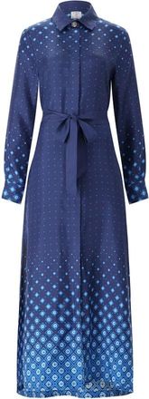 Casablanca Overhemdjurken - Dames - Shirt Kleedjes - Blauw - M - Kleedjes