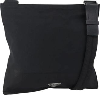 Prada Pre-owned Cross Body Bags, female, Black, Size: ONE SIZE Pre-owned Vintage Cross Body Bag