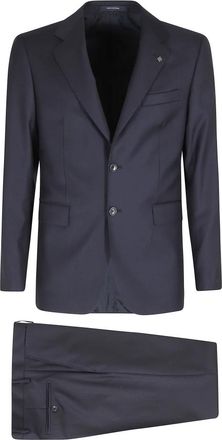 Tagliatore Single Breasted Suits - Heren - Business pakken - Blauw - 2XL - Leer - Kostuums