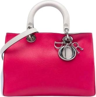 Dior Pre-owned Diorissimo Tote - Dames - Vintage Handtas - Roze - ONE Size - Leer - Vintage