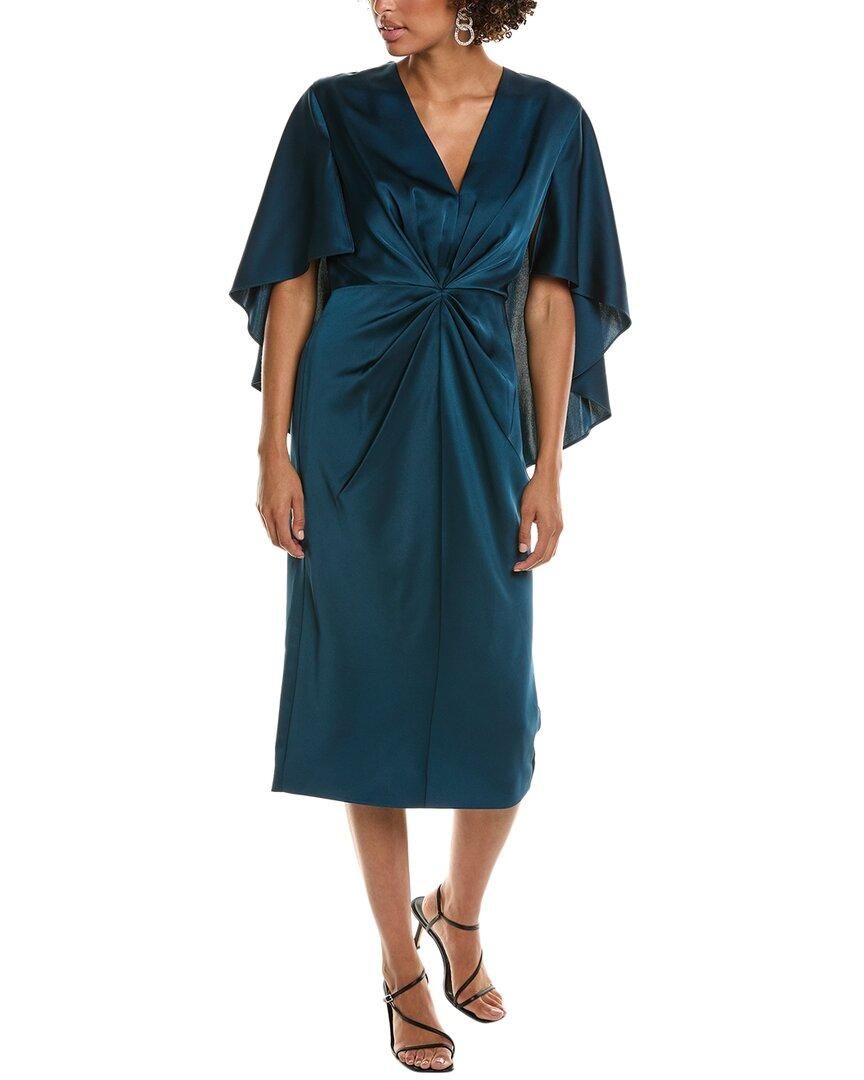 green emerald velvet dress Halston Heritage BZQ161735E Dress