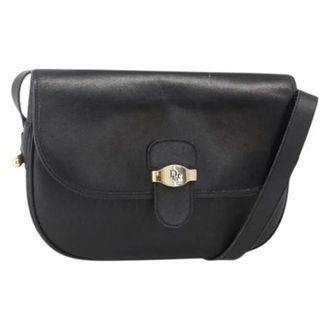 Dior Pre-owned Cross Body Bags, female, Black, Size: ONE SIZE Pre-owned Vintage Shoulder Bag