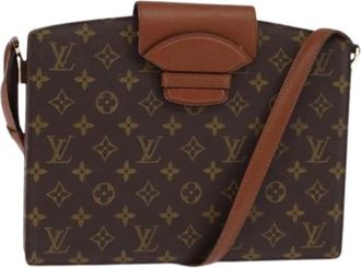 Louis Vuitton Pre-owned Canvas Cross Body Tas - Dames - Vintage Schoudertas - Bruin - ONE Size - Vintage