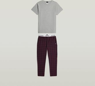 G-Star Tee en Broek Pyjama Set - Meerkleurig - Heren