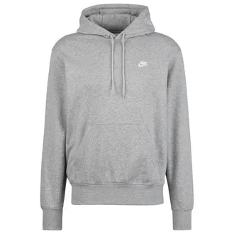 Nike Club French Terry Pullover Hoodie Hoodie f&uuml;r Herren | grau
