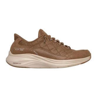 Skechers Schoenen, Dames, Bruin, 41 EU, Su&egrave;de, Slip-ins: Contour Foam - Cozy Fit Natural Ease