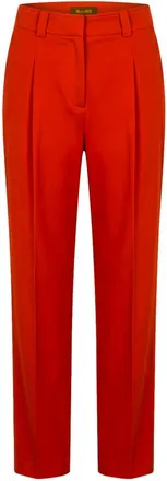 Moorer Donna, Pantaloni, Rosso, XL, new