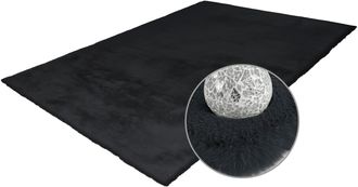 Arte Espina Fellteppich »Rabbit 100« rechteckig 45 mm Höhe Kunstfell, Kaninchenfell-Haptik, supersoft, Hochflorteppich