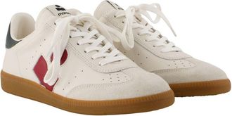 Isabel Marant Womens Bryce Sneaker White Calfskin