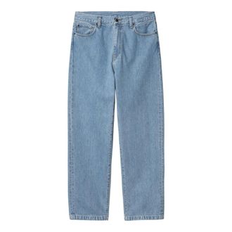 Carhartt Work in Progress Heren, Jeans, Blauw, Maat: W33 Katoen